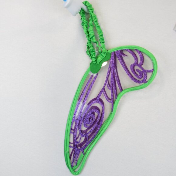 Disney Tinkerbell Fantasy Play Costume Girl's Size 4-6X Sparkly Dress W/Wings - Picture 10 of 14